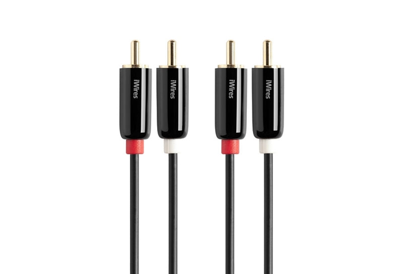 1m Stereo RCA / Phono - RCA / Phono | Black