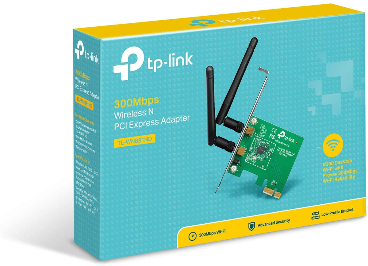N300 PCI Express Wireless Adapter | TL-WN881ND