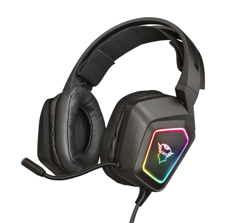Trust  GXT 450 Blizz RGB 7.1 Surround Gaming Headset | Black