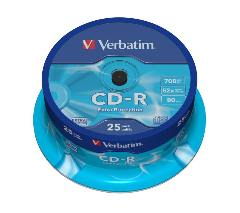 CD-R 700MB 52x | Extra Protection | 25 Pack Spindle