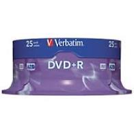 DVD-R 4.7GB 16x | Matt Silver | 25pk Spindle