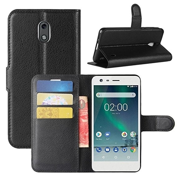 Samsung Galaxy A02 Wallet Case | Black