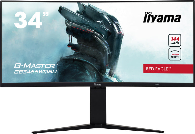 G Master 34" Ultrawide Curved VA Gaming Monitor | 1440p, 144Hz, 1ms, 1500R Curve | GB3466WQSU-B1