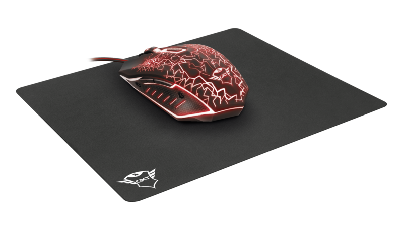 Trust GXT 783 Izza Gaming Mouse &amp; Mouse Pad | Black