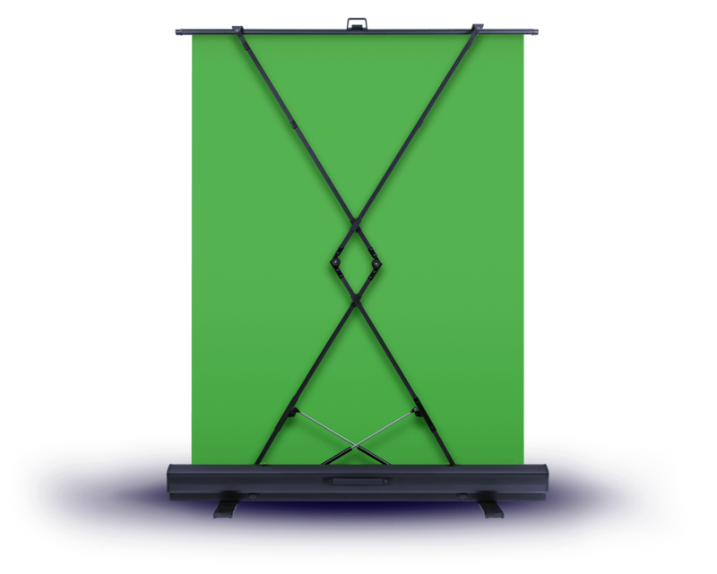 Collapsible Streaming Green Screen
