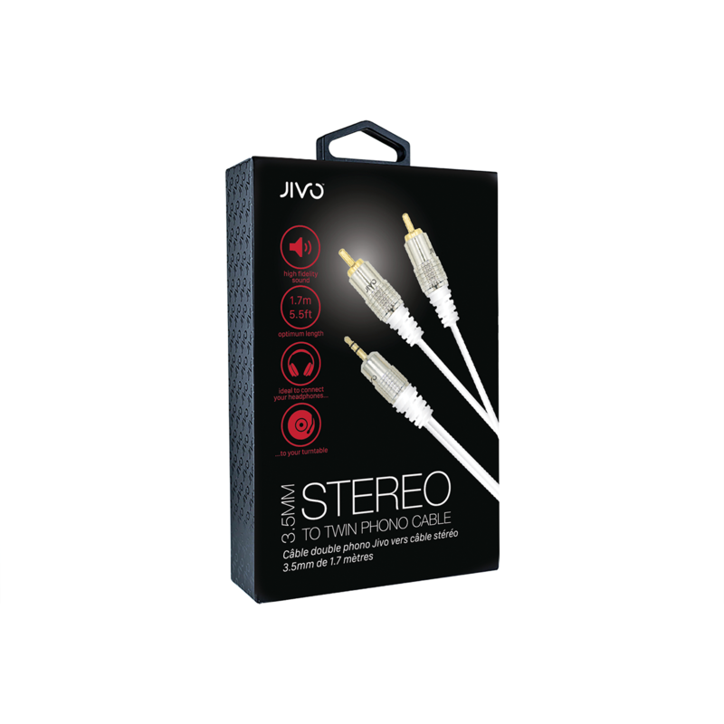 RCA to 3.5mm Audio Cable | 1.7m
