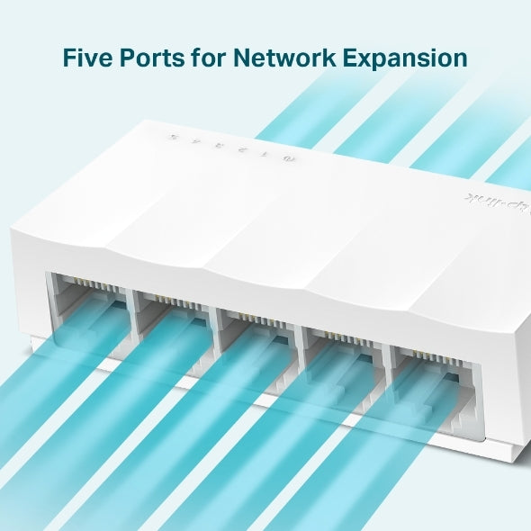 5-Port 10/100Mbps Unmanaged Network Switch | LS1005