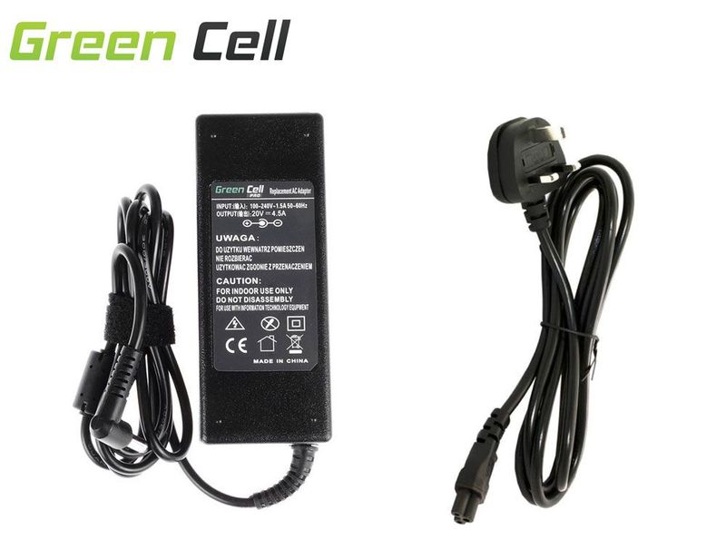 NBP25 | 20V 4.5A 90W ( tip 5.5 / 2.5mm ) | Green Cell Replacement Charger