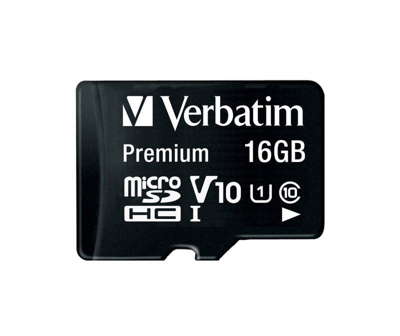 16GB Premium MicroSD | Class 10 With Adapter