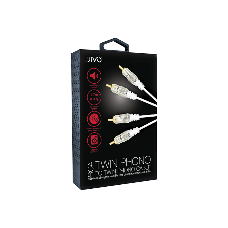 RCA to RCA Audio Cable | 1.7m