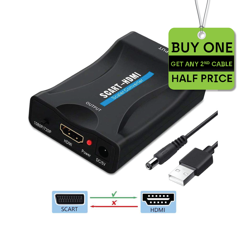 Scart to HDMI Converter