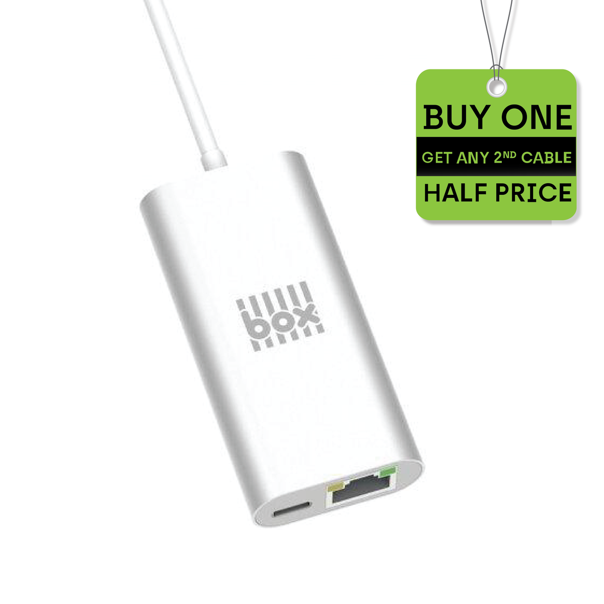 USB-C to Ethernet with Power Passthrough