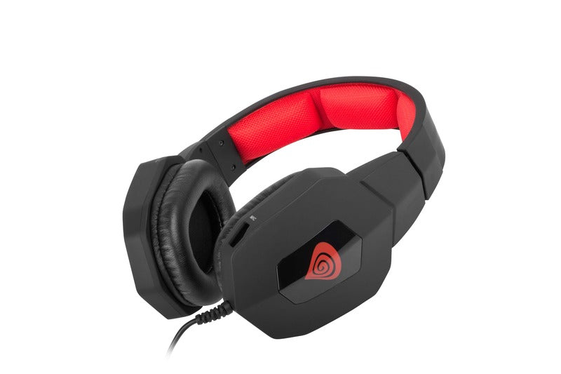 Genesis  Argon 400 Stereo Gaming Headset with Detachable Microphone | Black &amp; Red