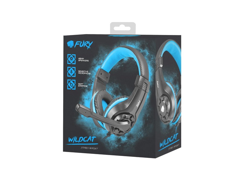 Wildcat Wired Gaming Headset | Black &amp; Blue