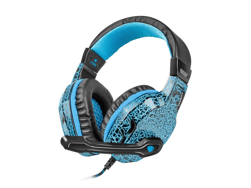Fury Hellcat Wired Gaming Headset| Black &amp; Blue