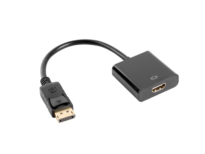 DisplayPort M - HDMI F Adapter Cable | DP 1.2, 10cm