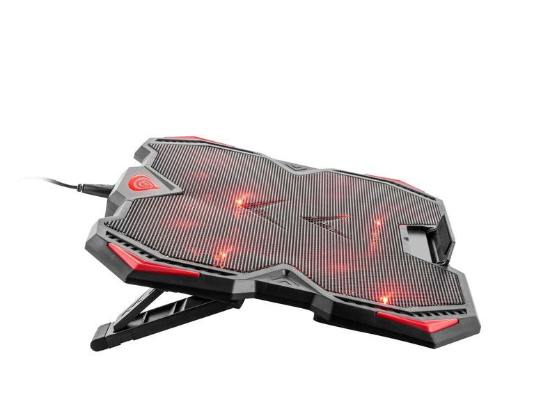 Genesis Oxid 250 4-Fan Laptop Cooling Stand with USB Hub