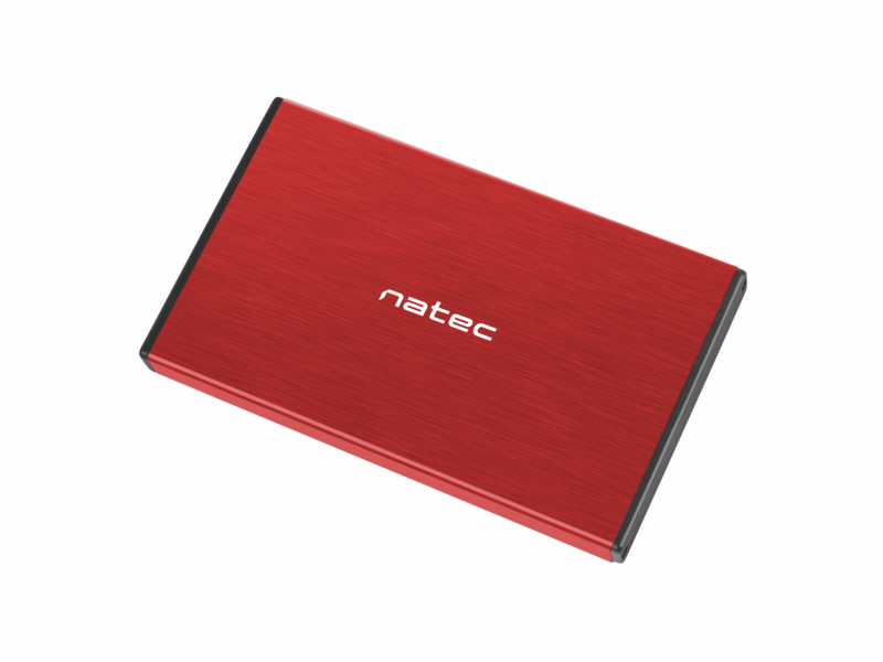 2.5" HDD/SSD Enclosure | Rhino Go | USB 3.0 Red