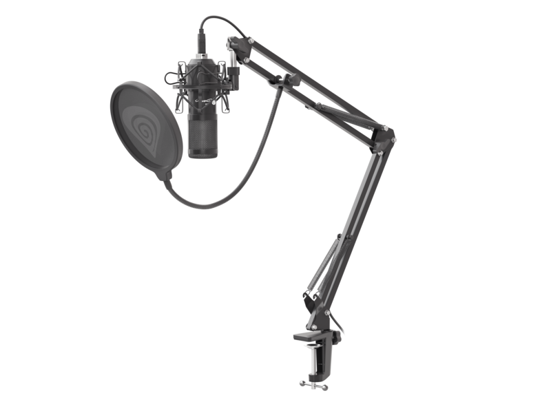 Genesis Radium 400 Studio Microphone with Arm &amp; Popfilter | USB