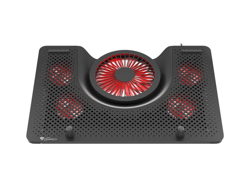Genesis Oxid 450 1-Fan Laptop Cooling Stand | 15.6", LED Light