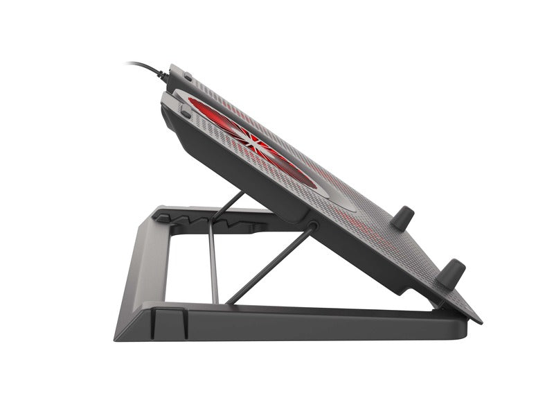 Genesis Oxid 450 1-Fan Laptop Cooling Stand | 15.6", LED Light