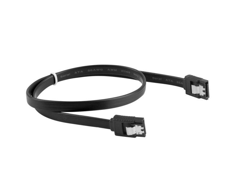 SATA III (6GB/s) F - F Cable | Black, 50cm