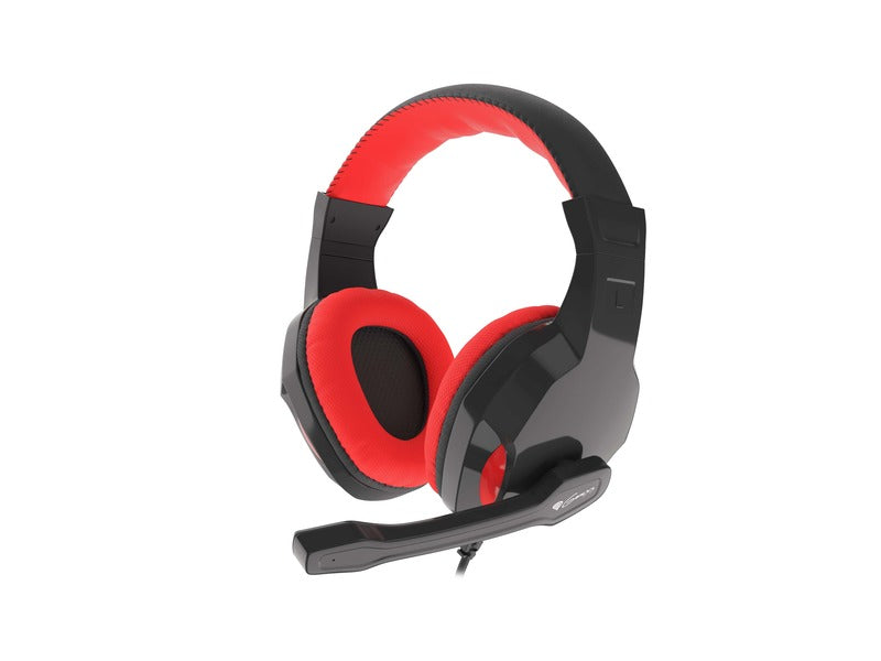 Genesis  Argon 100 Wired Gaming Headset | Black &amp; Red