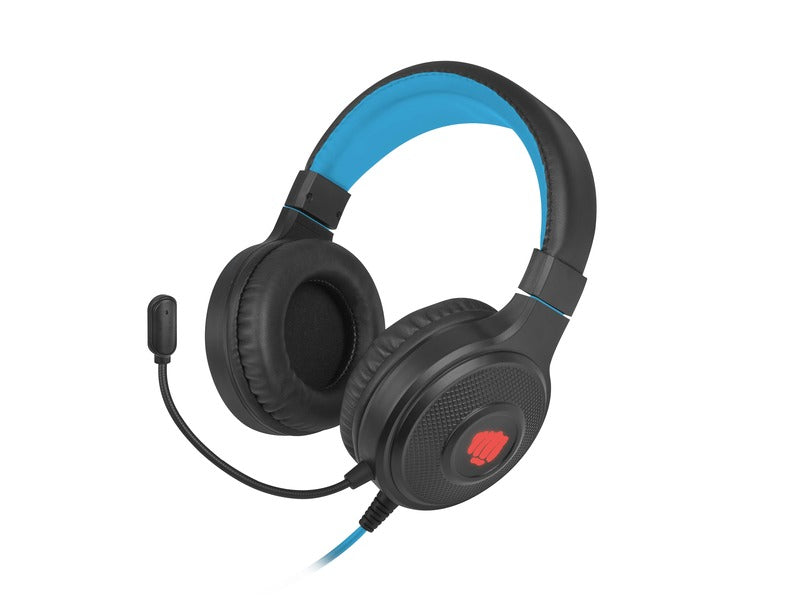 Fury Warhawk Wired Gaming Headset with RGB | Black & Blue