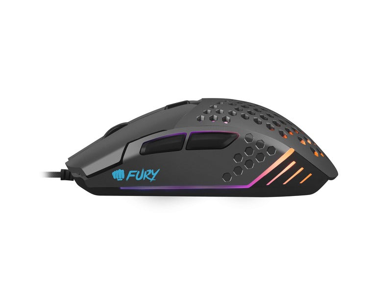 Fury Battler Optical Gaming Mouse | 6400 DPI, Black