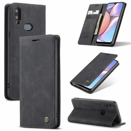 Samsung Galaxy A10, Wallet Case - Black