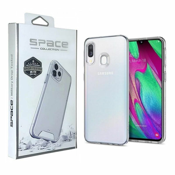 Samsung Galaxy A40 Space Phone Case Dual Material Clear TechStar