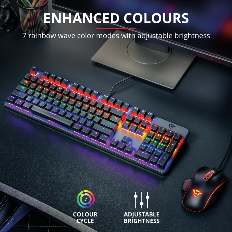 Trust GXT 865 Asta RGB Mechanical Keyboard
