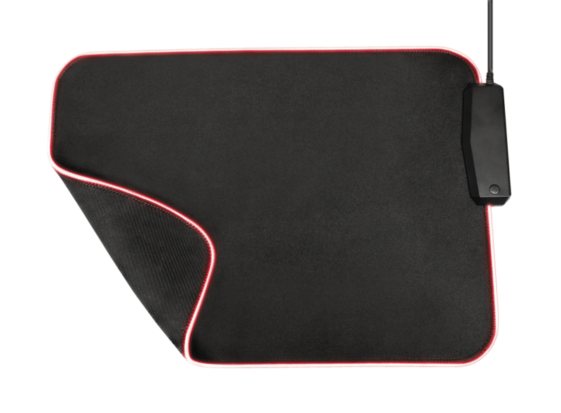 Trust GXT 765 Glide Flex RGB Mousepad with USB Hub