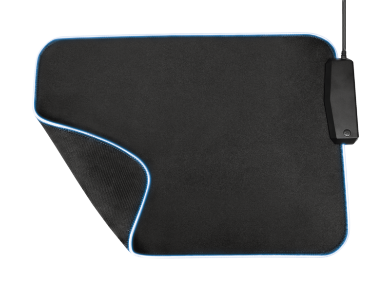Trust GXT 765 Glide Flex RGB Mousepad with USB Hub
