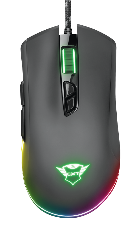 Trust GXT 900 Qudos RGB Gaming Mouse, Black