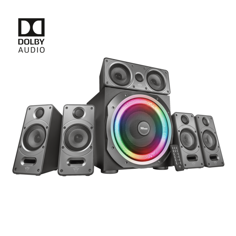Trust  GXT 698 Torro RGB Illuminated 5.1 Speaker Set