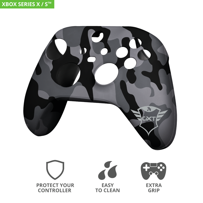 Trust GXT 749K Controller Silicon Skins for Xbox Series X / S | Black Camo