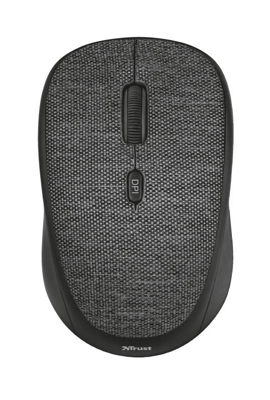 Yvi Fabric Wireless Mouse | Black